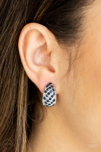 Sparkling Shells Blue Clip-on