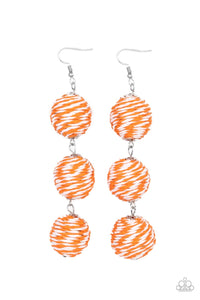 Orange earrings