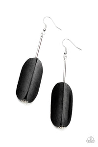 Tamarack Trail black -Earrings